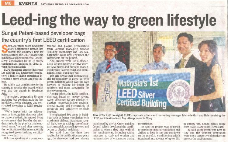 The Star: Leed-ing the way to green lifestyle